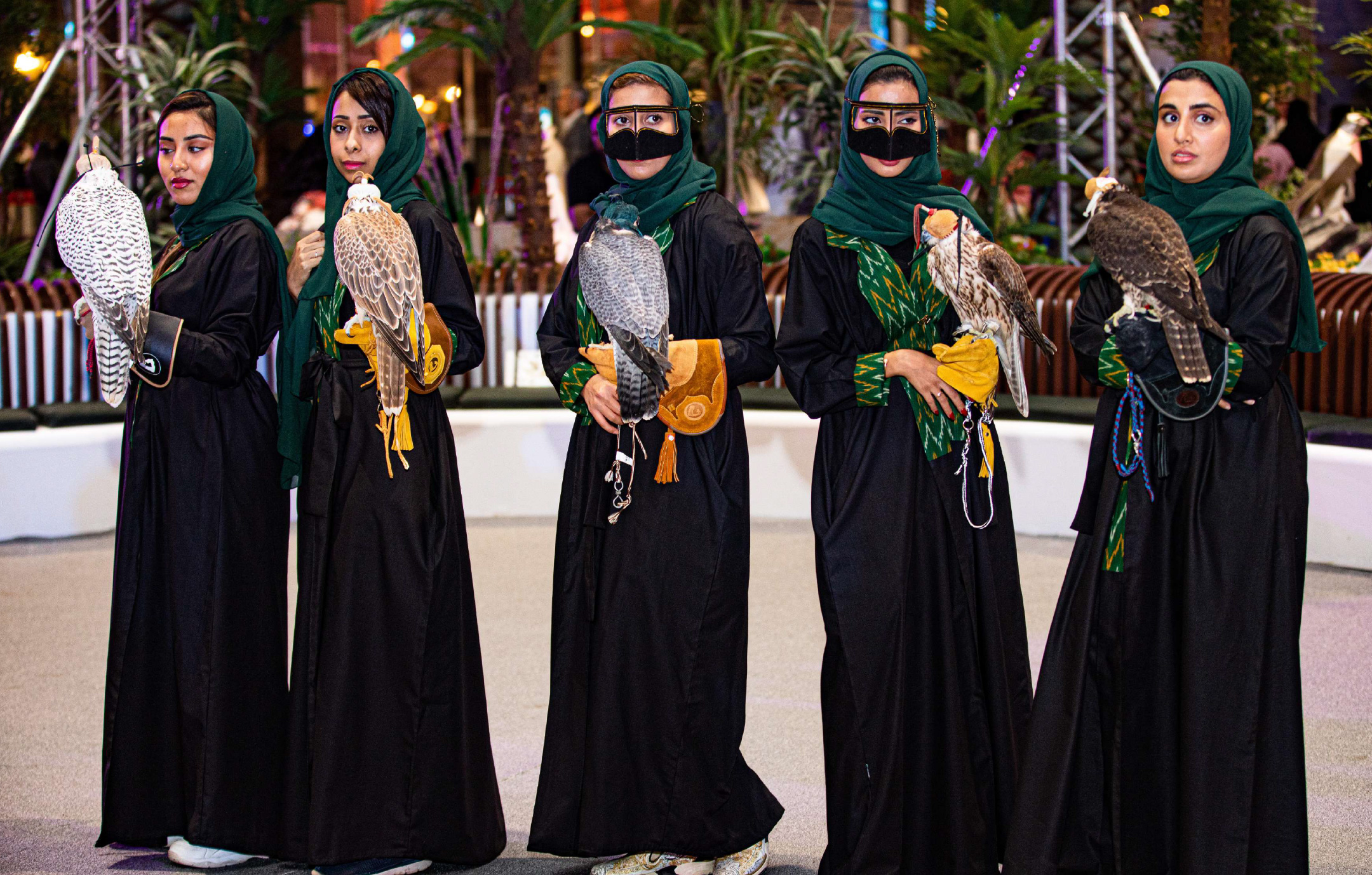 Female Trained Falconers Team